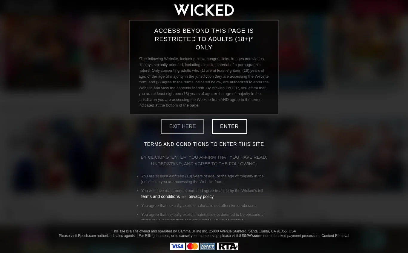 Wicked中文站官网界面实拍：关于Wicked